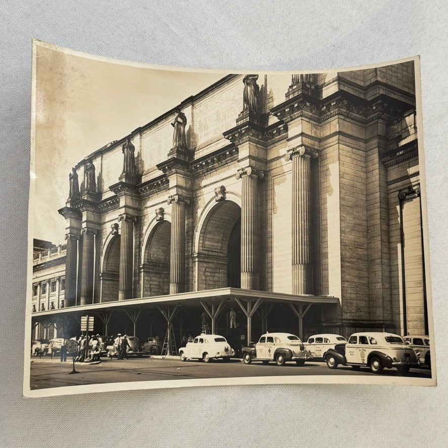 Vintage Train Station Railroad Photograph Washington DC William M Rittase