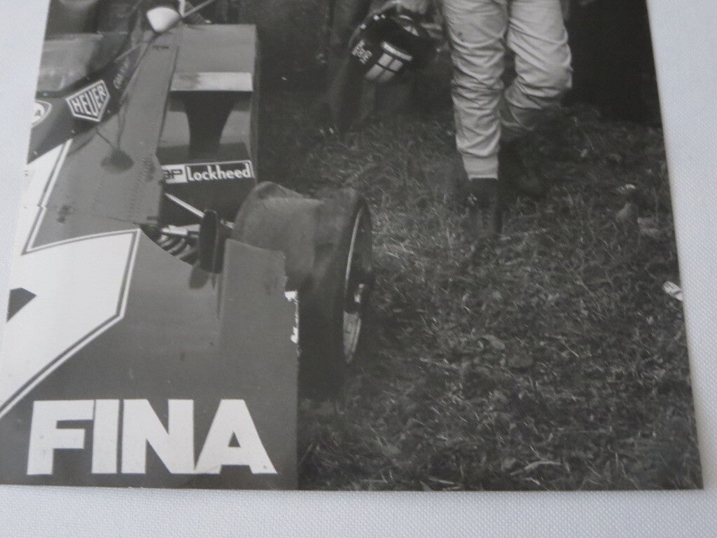 Vintage 1973 Italian Grand Prix Photograph Photo - Carlos Pace Surtees Ford 