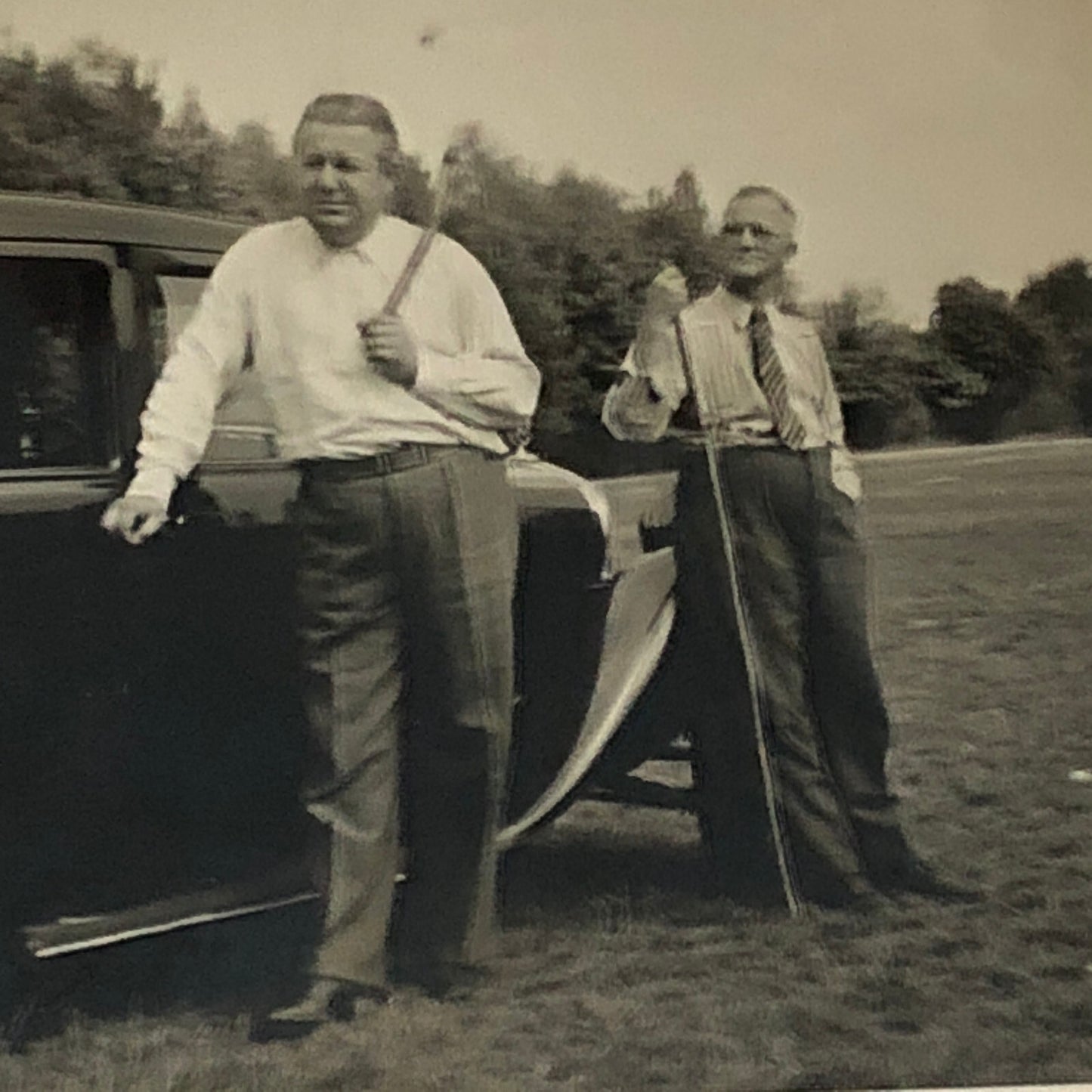 Vintage Photo Photograph Antique Mercedes Benz Car with Men - Tag AL22SM2