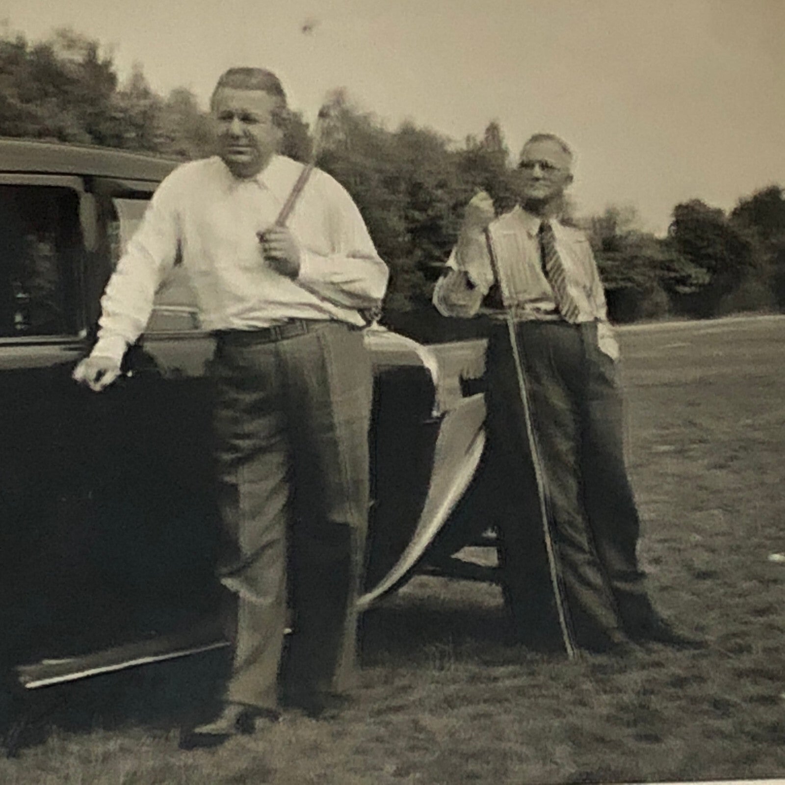 Vintage Photo Photograph Antique Mercedes Benz Car with Men - Tag AL22SM2