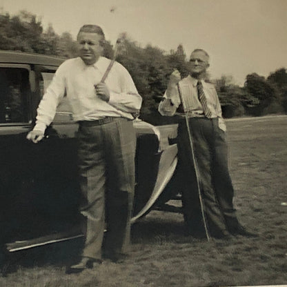 Vintage Photo Photograph Antique Mercedes Benz Car with Men - Tag AL22SM2