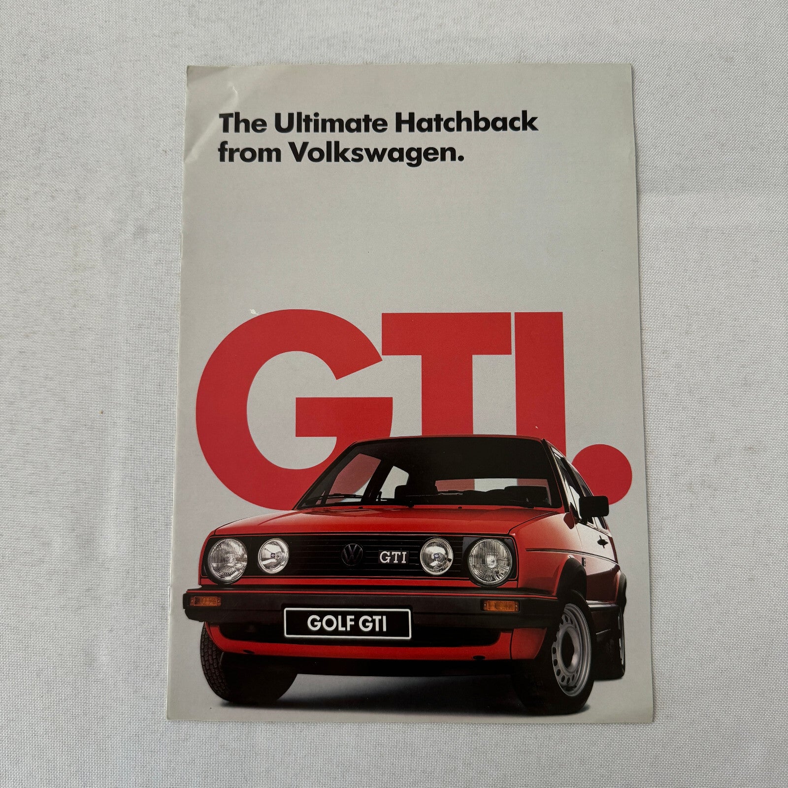 1985 Volkswagen Golf GTI Car Sales Brochure Catalog Advertising