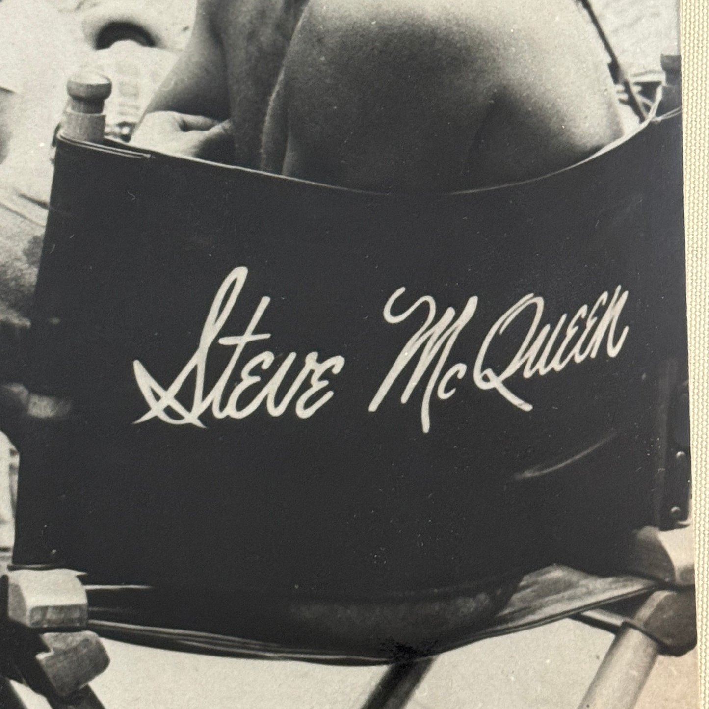 Vintage Steve McQueen Photo Actor Movie Film EFE Press Photo Photograph Print