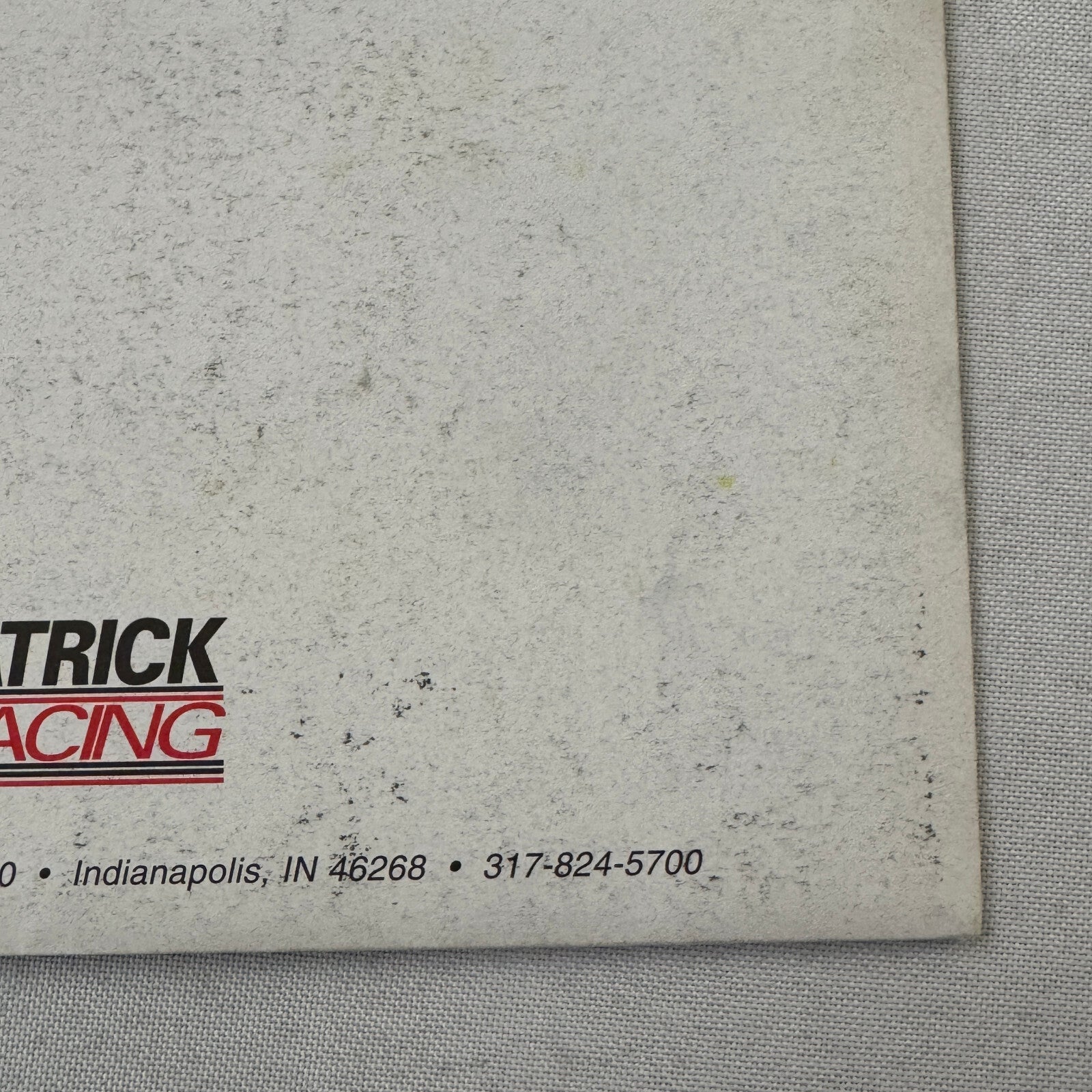 1996 Patrick Racing Press Kit Scott Pruitt IndyCar Vintage Brochure Photos