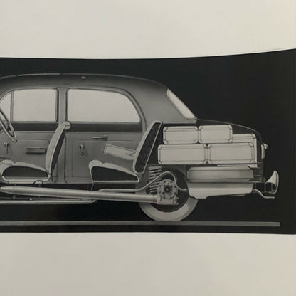Vintage Cutaway Car Automobile Press Photo Photograph Print - Unknown Model 