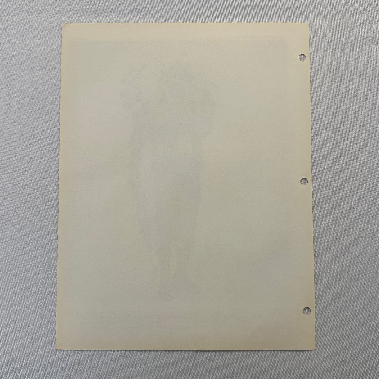 Vintage Wrestling Print Insert Johnny War Eagle Quebec French 1973