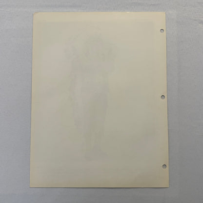 Vintage Wrestling Print Insert Johnny War Eagle Quebec French 1973