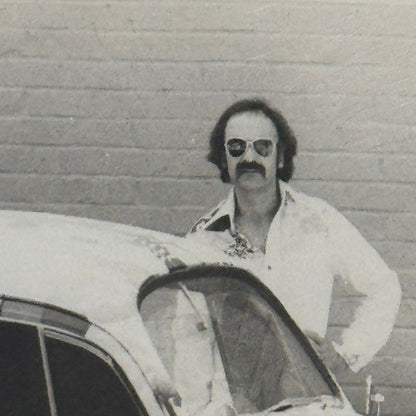Vintage Volkswagen Beetle Art Car Press Photo Photograph Bash Horn Eric Clapton