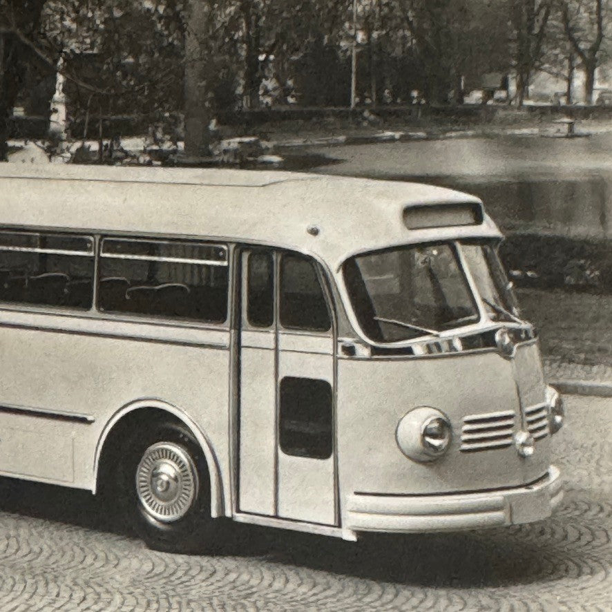 Vintage Mercedes Benz Bus O 6600 H Factory Photo Postcard