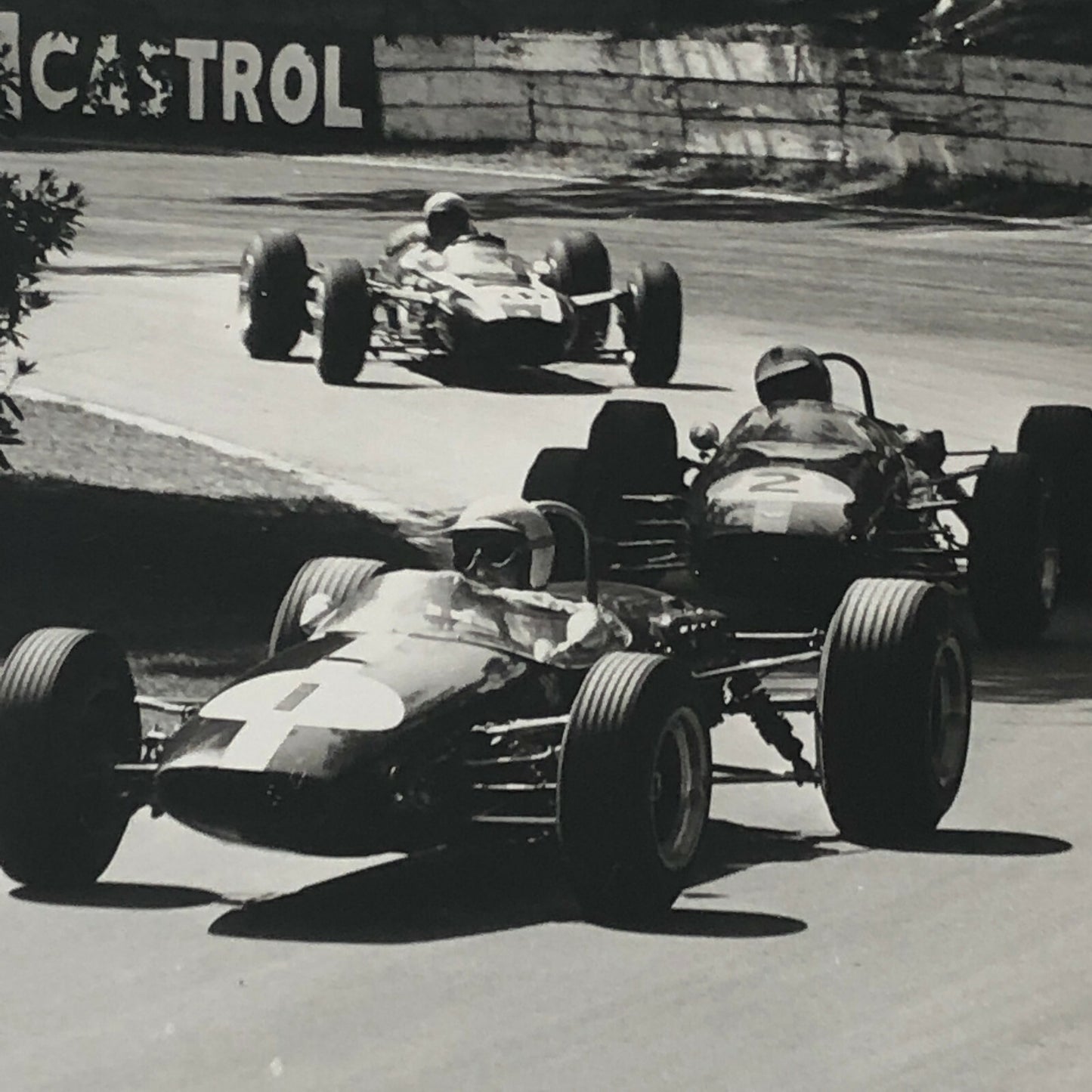 Vintage Racing Photo Photograph Jack Brabham 1966