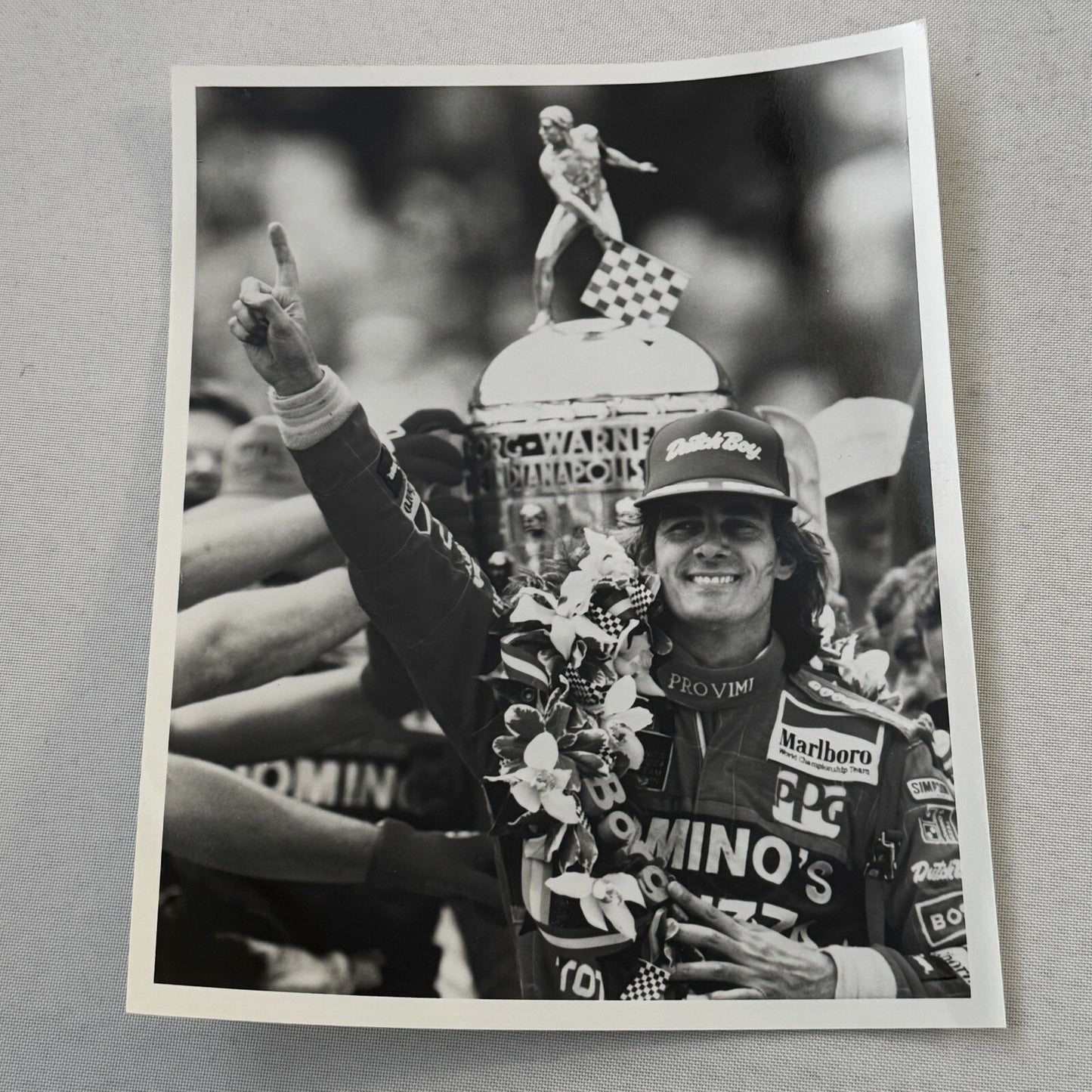 Arie Luyendyk 1990 Dutch Boy Paint CART Indy Racing Press Kit Brochure Photo