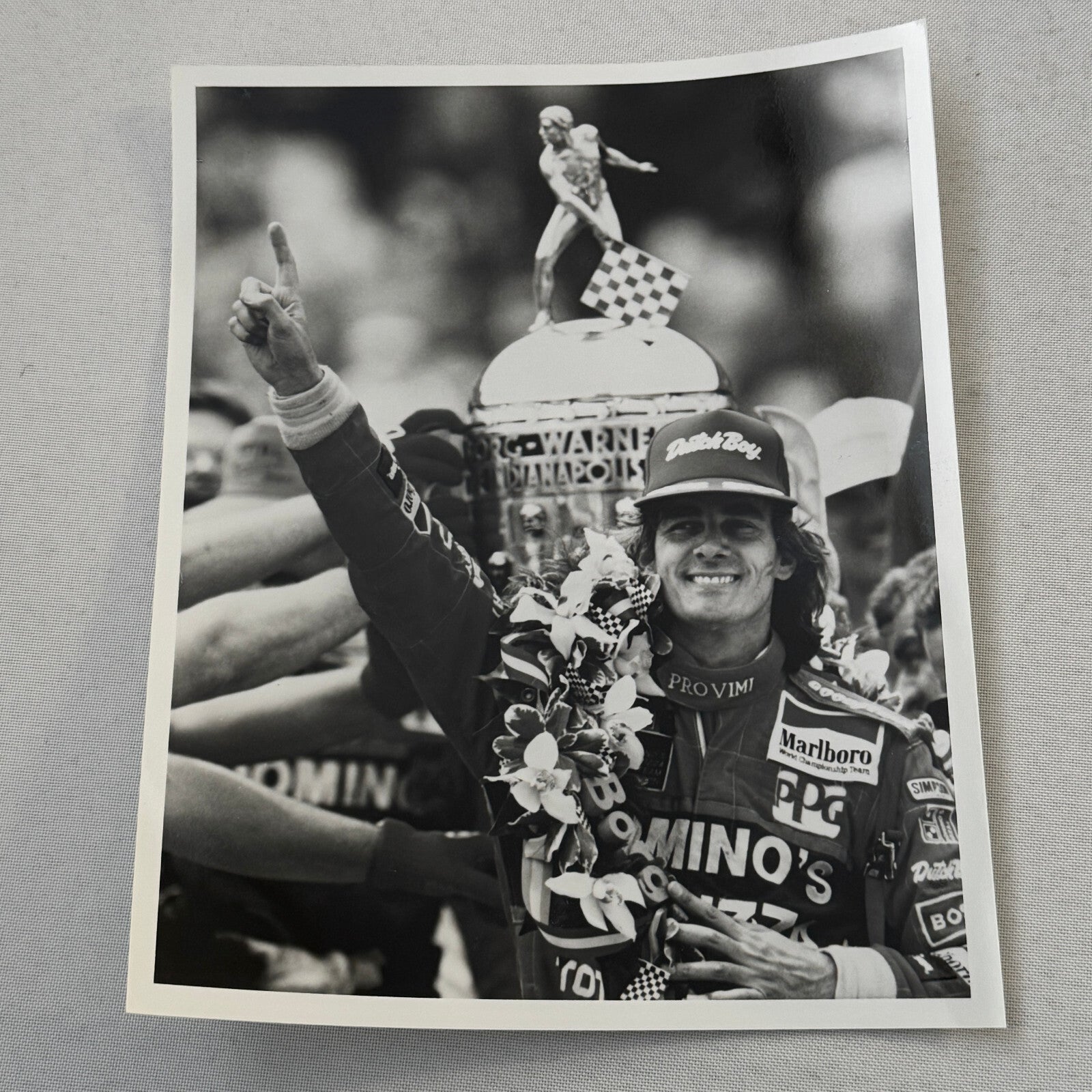 Arie Luyendyk 1990 Dutch Boy Paint CART Indy Racing Press Kit Brochure Photo