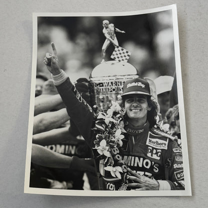 Arie Luyendyk 1990 Dutch Boy Paint CART Indy Racing Press Kit Brochure Photo