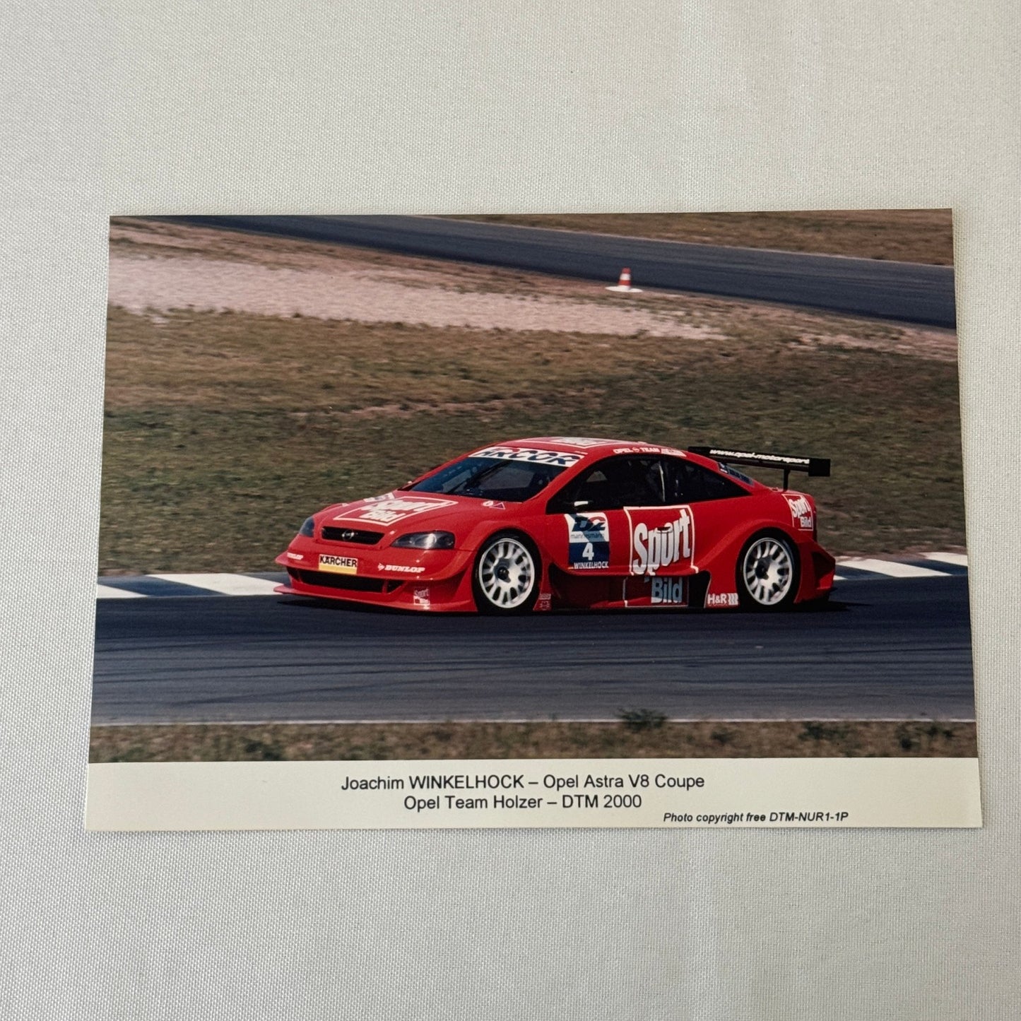 2000 Opel Astra V8 Racing at Nurburgring Press Kit 35mm Slides Photos GERMAN