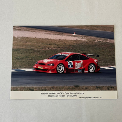 2000 Opel Astra V8 Racing at Nurburgring Press Kit 35mm Slides Photos GERMAN