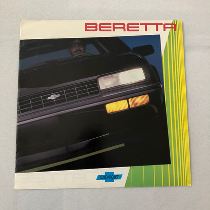 1987 Chevrolet Beretta Sales Brochure Catalog Advertising