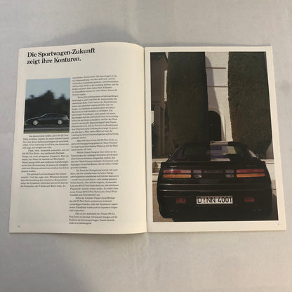Nissan 300ZX Twin Turbo Sales Brochure Catalog German Text European 300 ZX Z