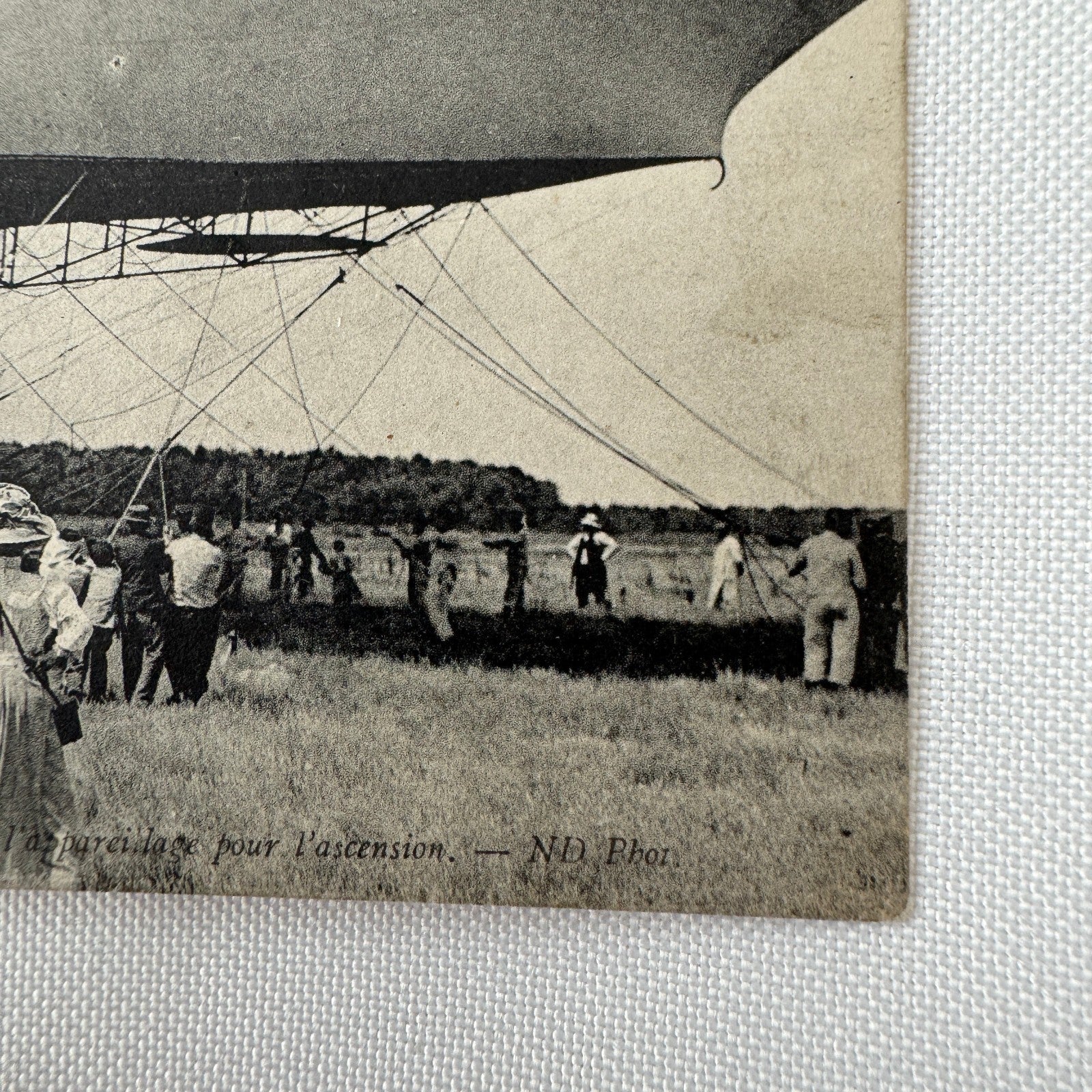 Vintage Zeppelin Airship Dirigible Postcard Post Card French