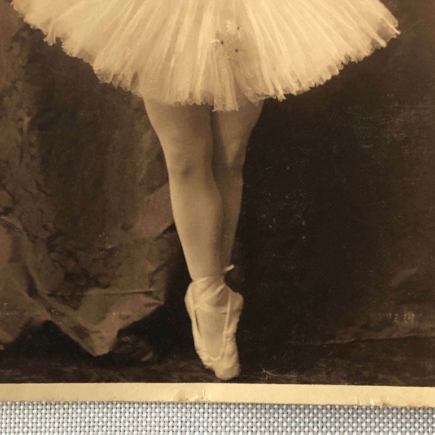 Ballet Dancer or Circus Performer Real Photo Postcard Post Card RPPC Vintage