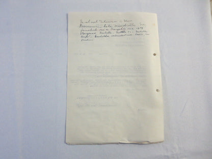 1953 Borgward Letter Letterhead Document - German Text 