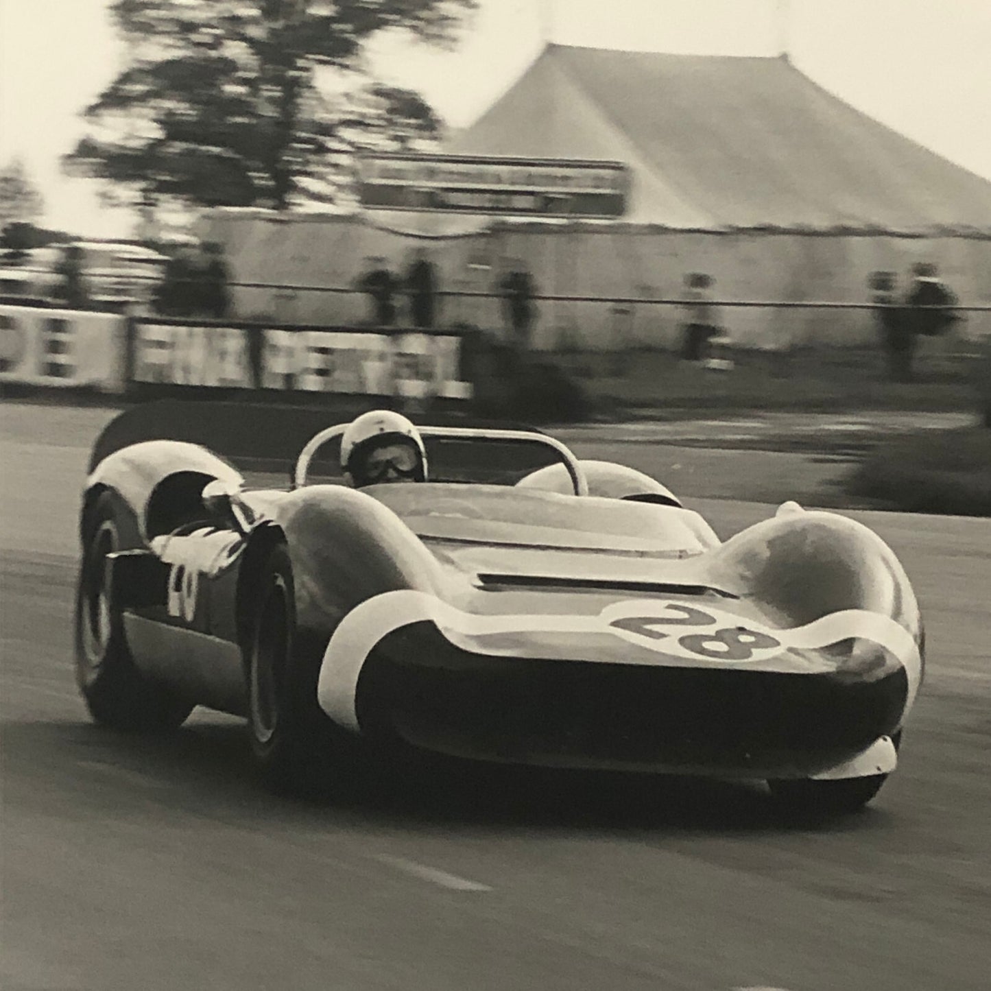 Vintage Racing Car Photo Photograph Print Bruce McLaren M1B