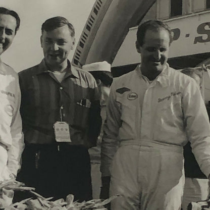 Vintage Racing Photo Photograph Jack Brabham Denny Hulme 1966 Reims Grand Prix 