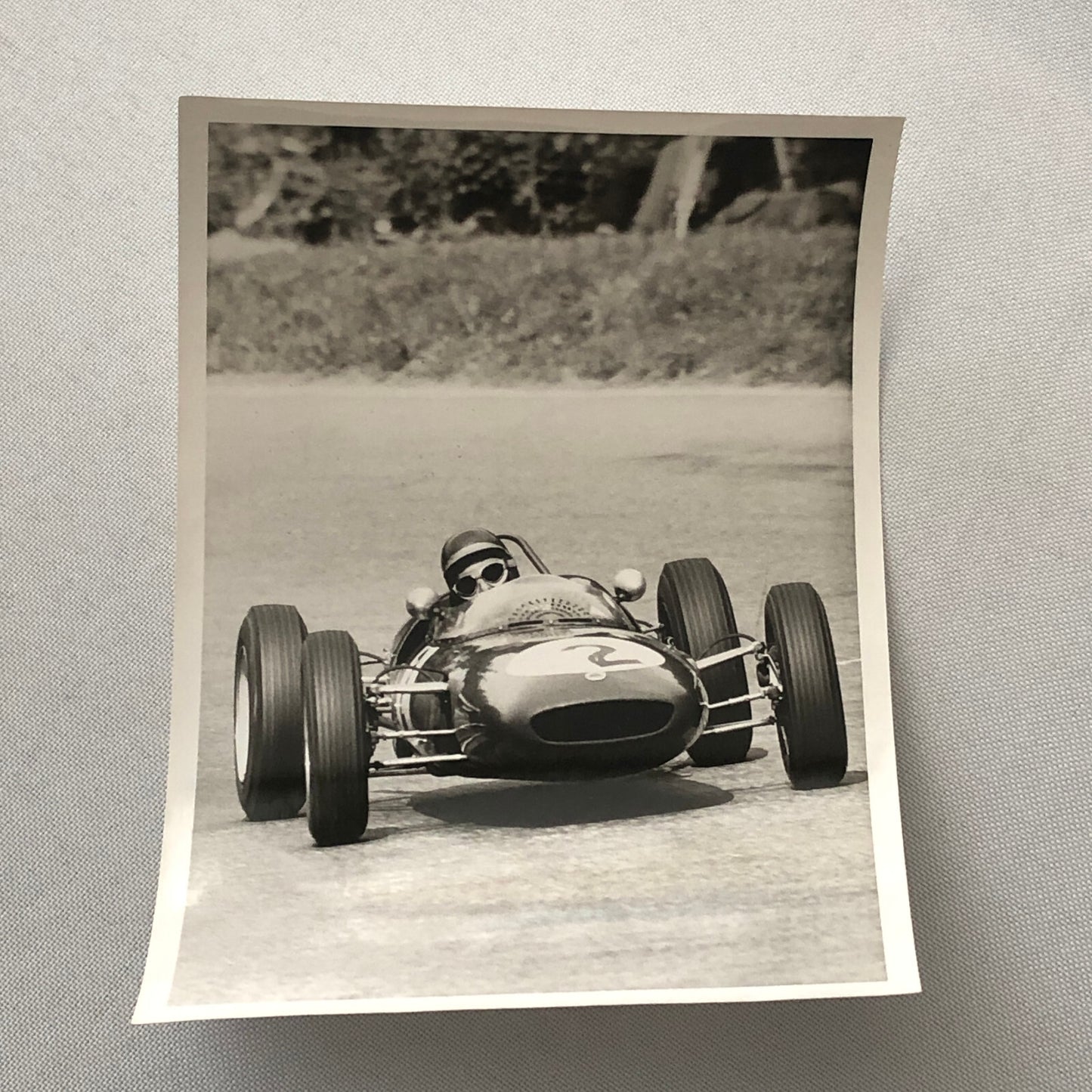 Vintage Solitude Grand Prix Racing Photo Photograph 1961 Jim Clark Lotus