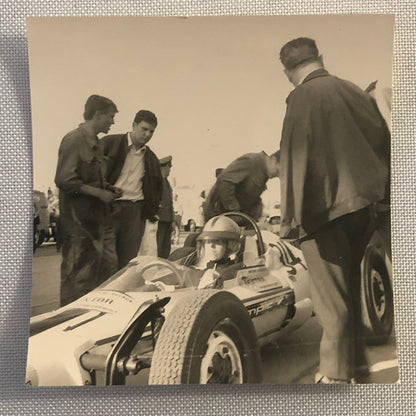 Vintage Racing Car Photo Photograph Print Lot of 2- Tag AL17313