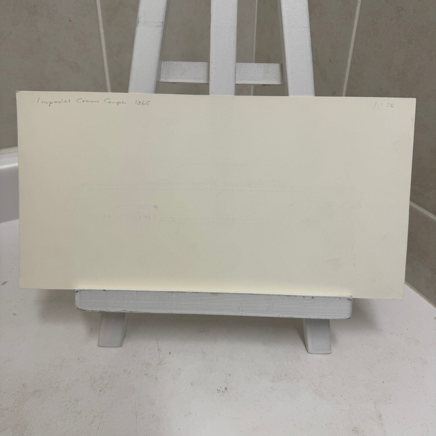 1965 Imperial Crown Coupe Car Illustration Art Drawing Hand Drawn Robert Preis