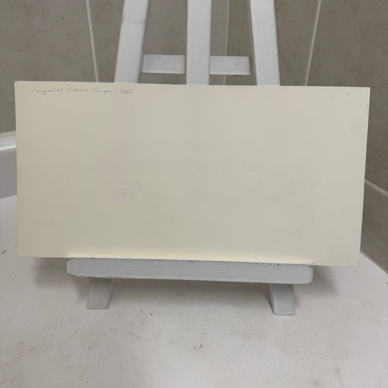 1965 Imperial Crown Coupe Car Illustration Art Drawing Hand Drawn Robert Preis