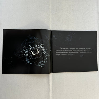Acura NSX Sports Car Sales Brochure Catalog GERMAN Text European Market