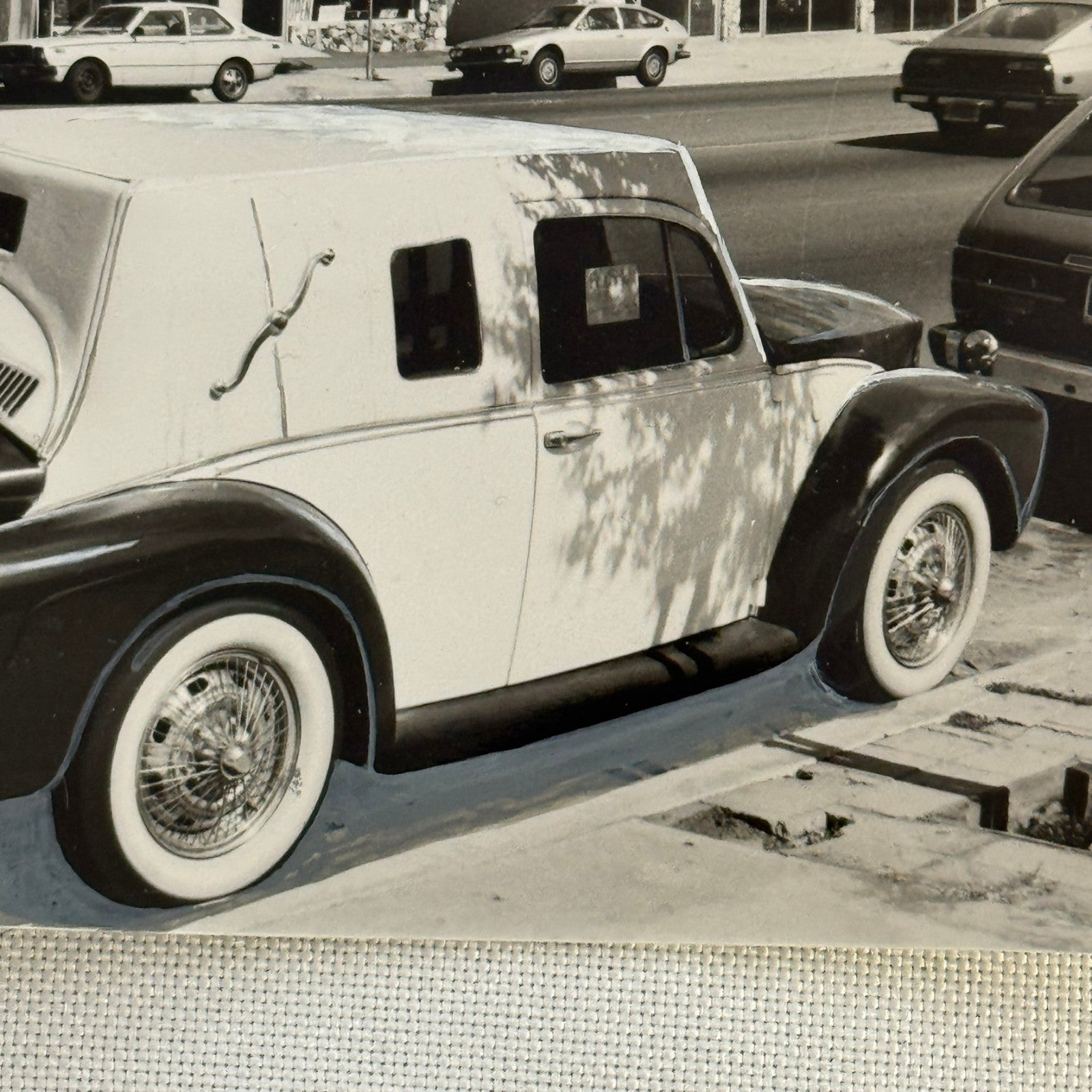 Vintage Volkswagen Beetle KIT CAR Custom Photo Photograph Print Hand Highlighted
