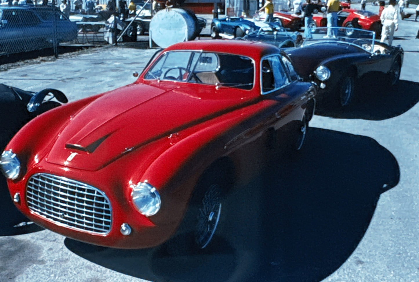 35MM Vintage Photo Slide 1949 Ferrari LeMans Coupe Car 1977