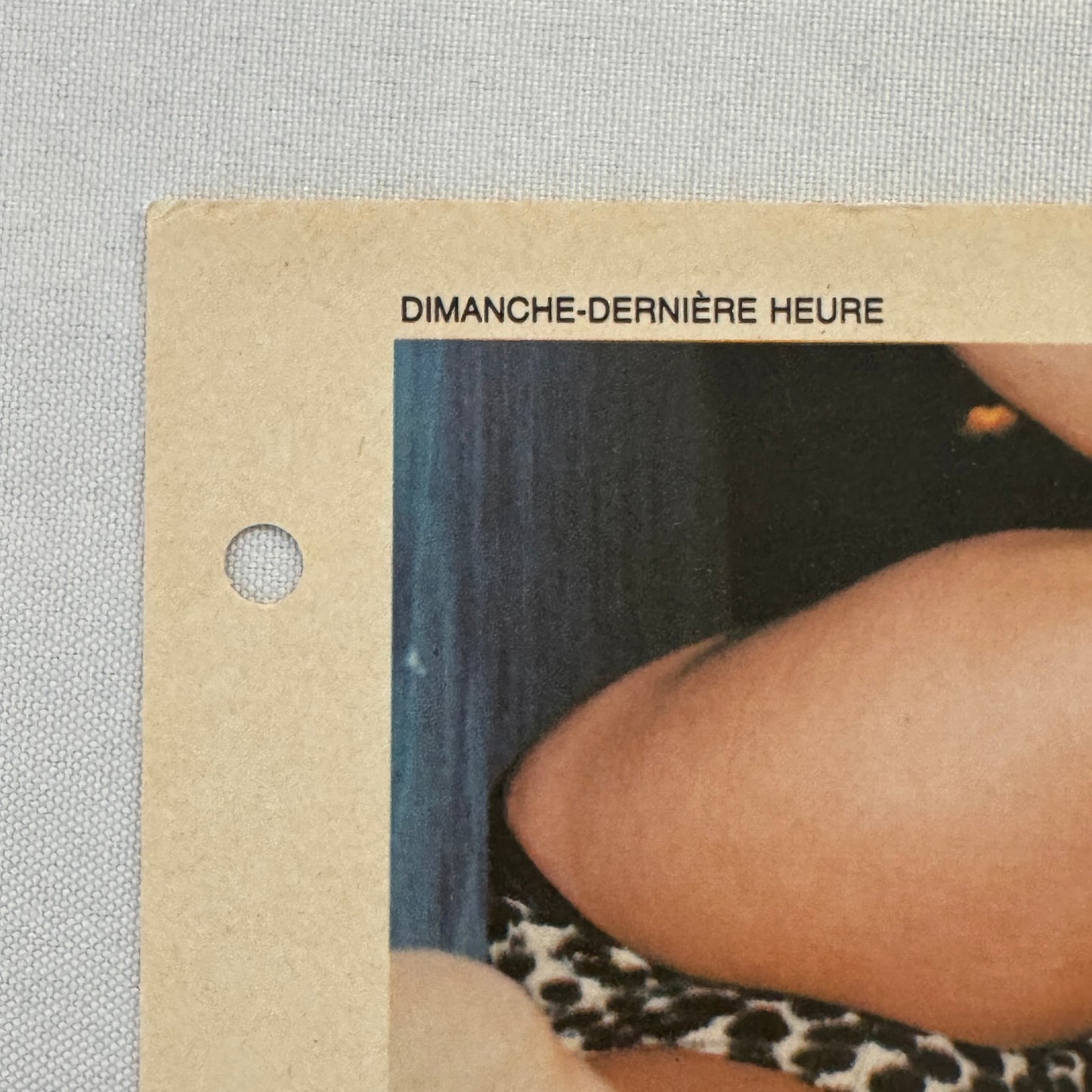 Vintage Wrestling Print Insert Jimmy Superfly Snuka Quebec French 1983 Super Fly