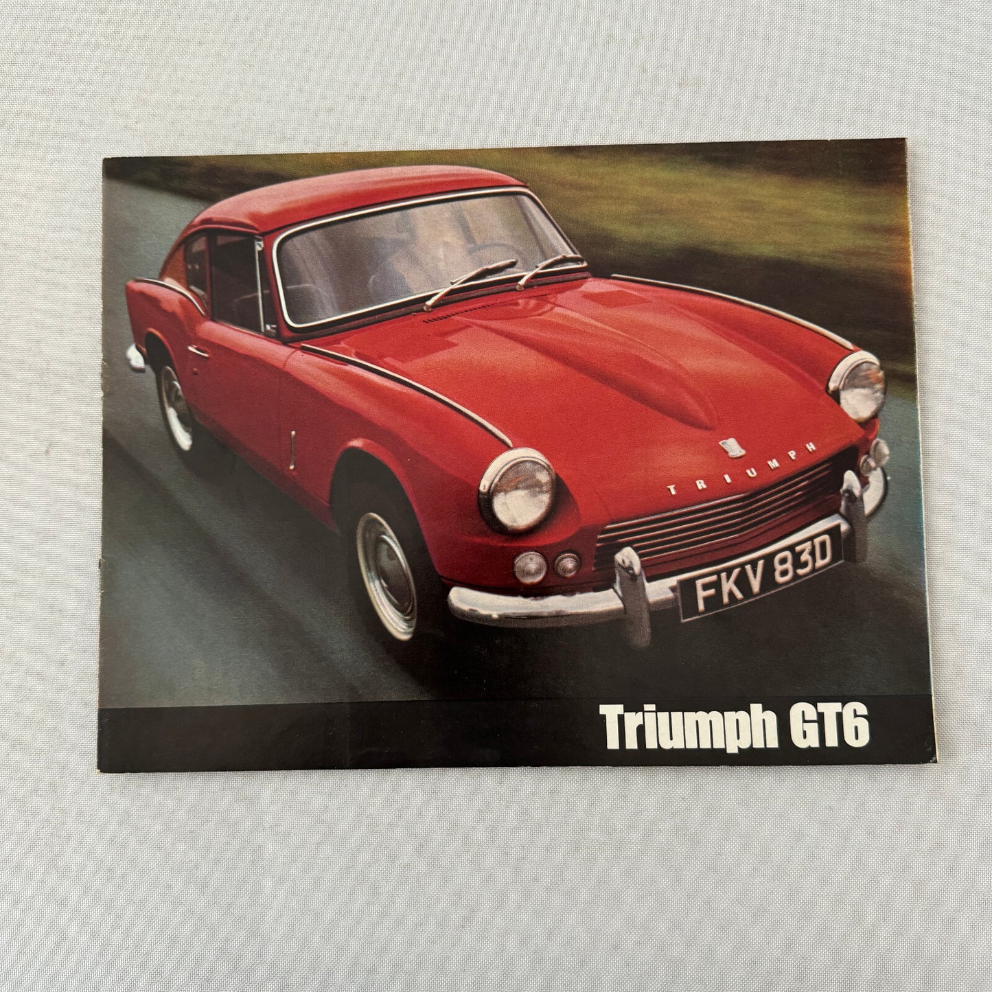 Triumph GT6 Car Sales Brochure Catalog Vintage