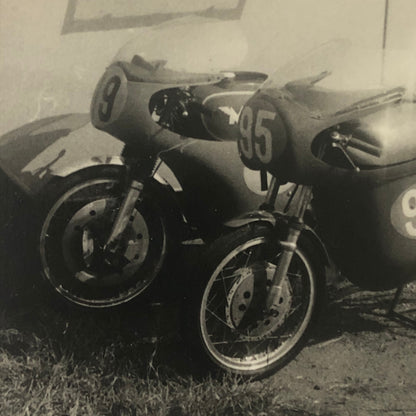 Vintage Motorcycle Racing Photo photograph Snapshot Germany