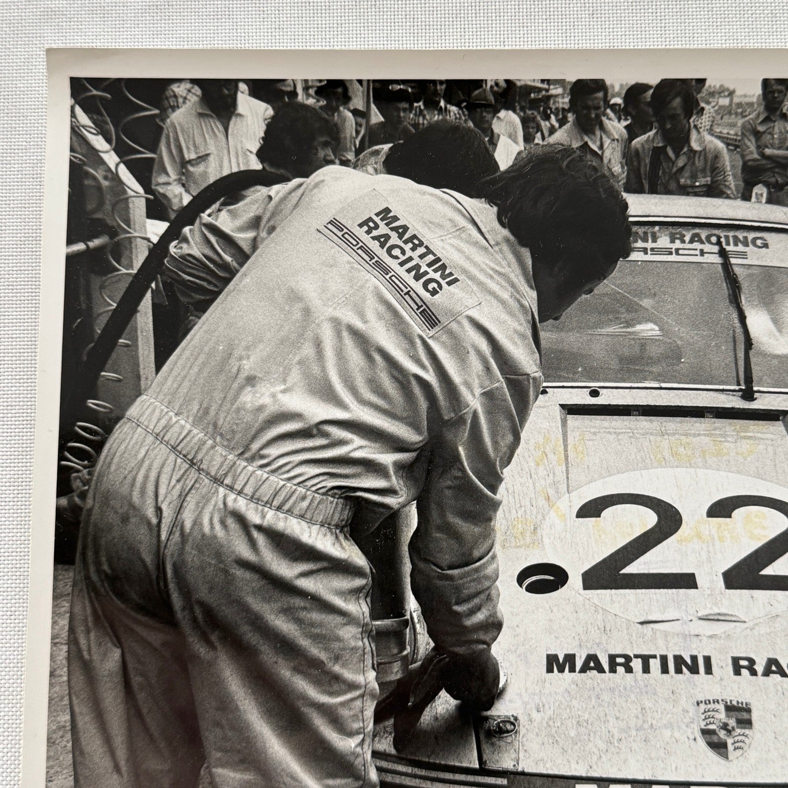 Porsche 935 Martini Racing Car Vintage Factory Press Photo Photograph Print