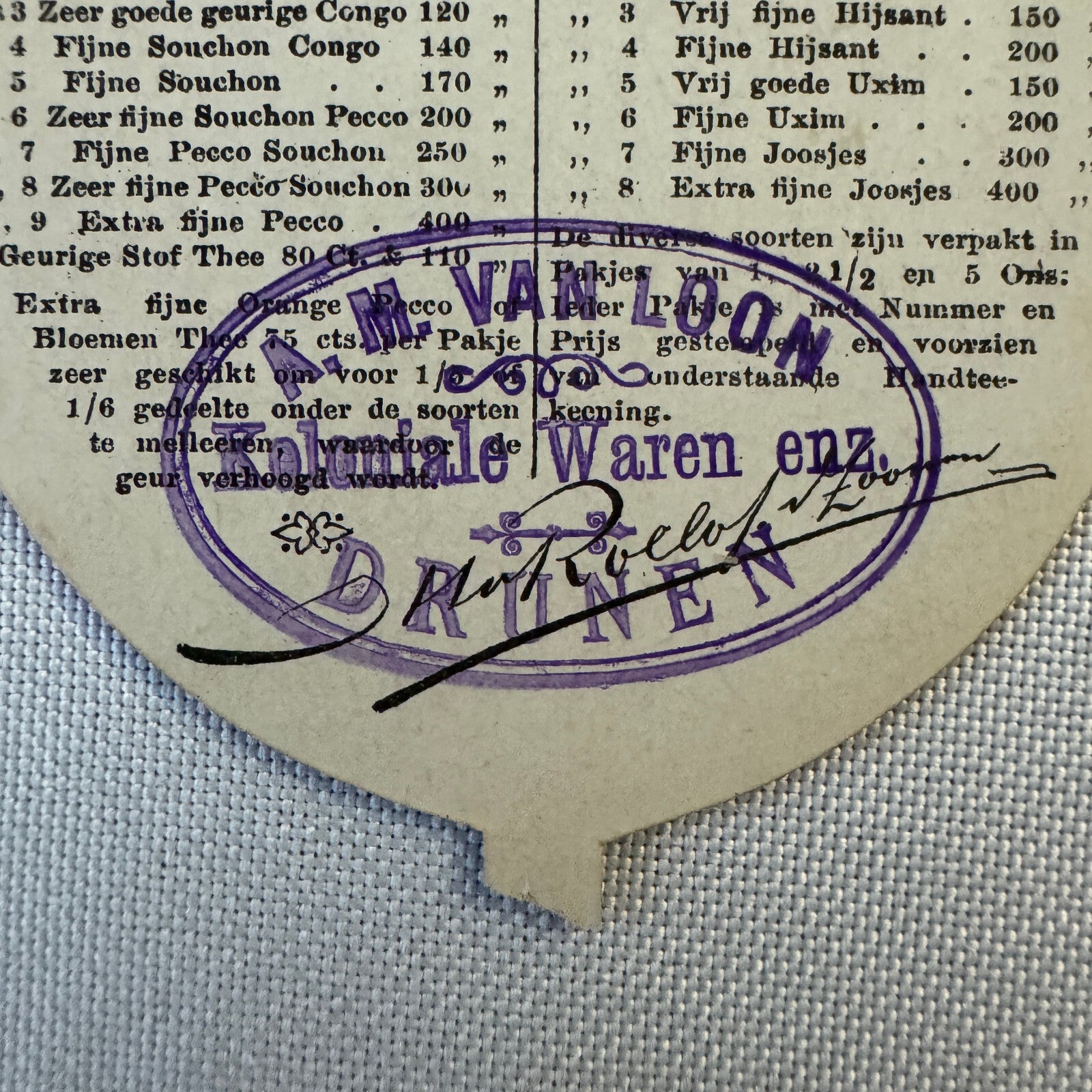 Vintage Trade Card Amsterdam Netherlands Dutch Birds