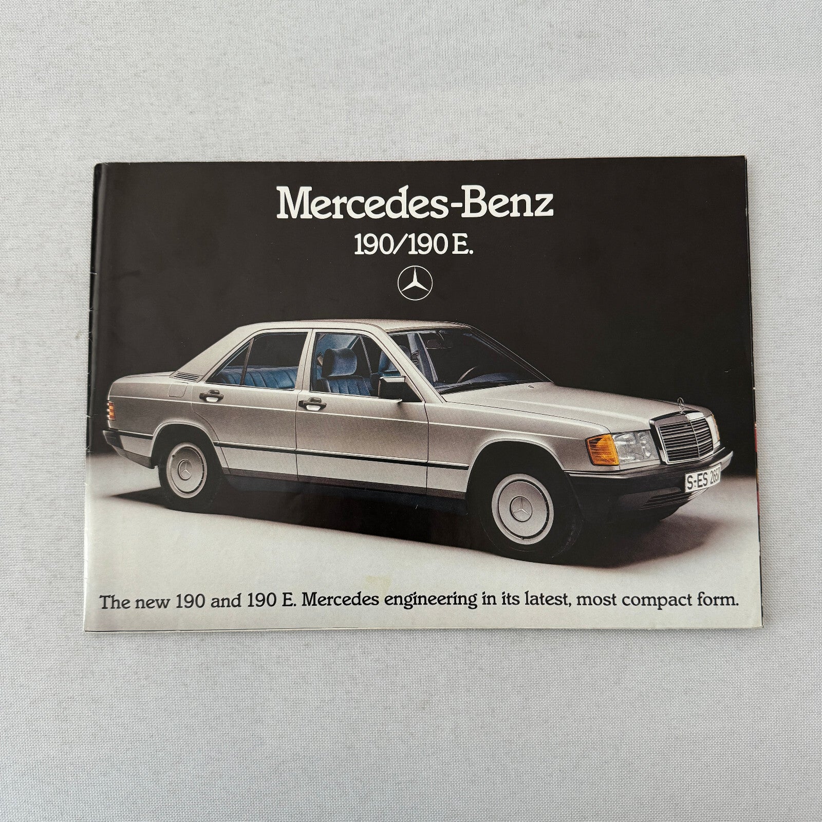 Mercedes Benz 190 and 190E Car Sales Brochure Catalog Advertising 190 E