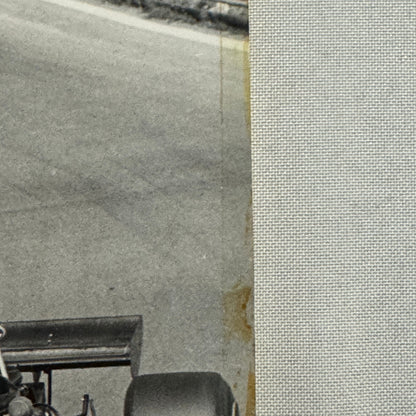 Vintage Car Racing Photo Emerson Fittipaldi Denny Hulme Driver Photograph