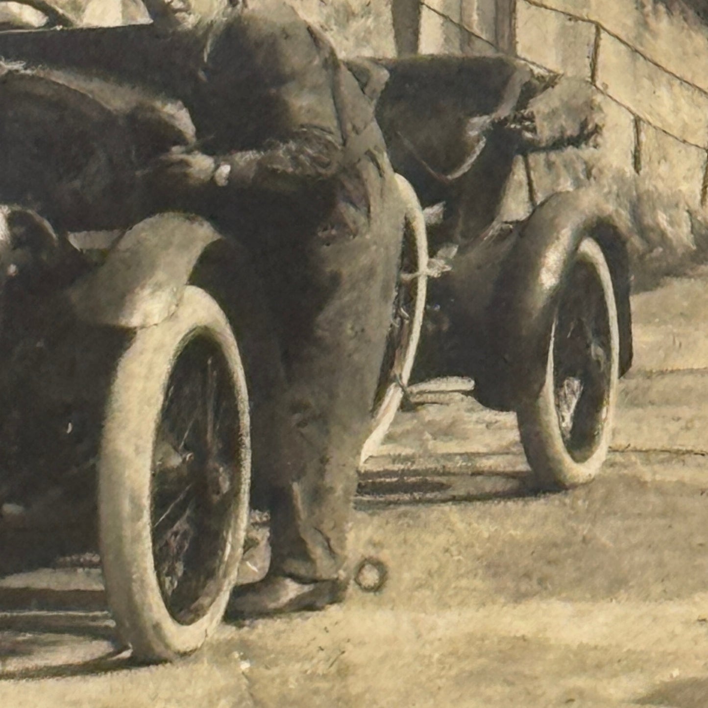 Vintage Photograph Photo Early Antique Car Automobile 1919