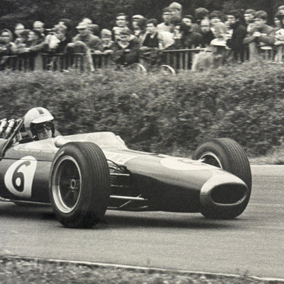 Vintage Racing Photo Photograph Denny Hulme Brands Hatch Grand Prix 1966 Brabham