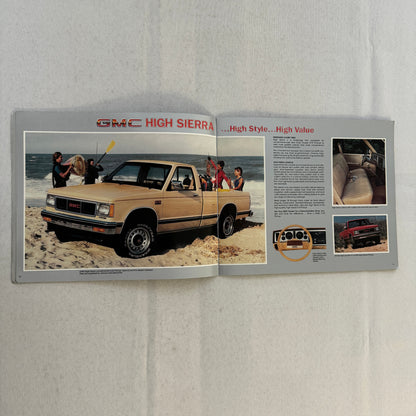 1985 GMC S-15 Pickup S15 Pickup Truck Sales Brochure Catalog Advertising
