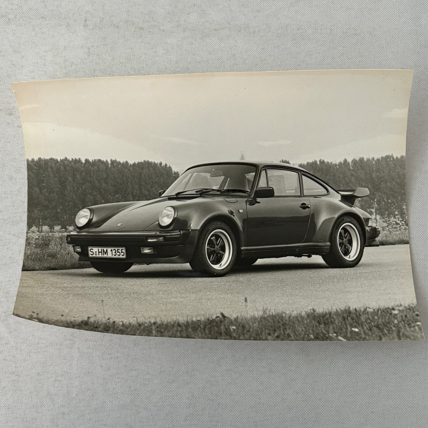 Porsche 911 Turbo Car Factory Press Photo Photograph Werkfoto German