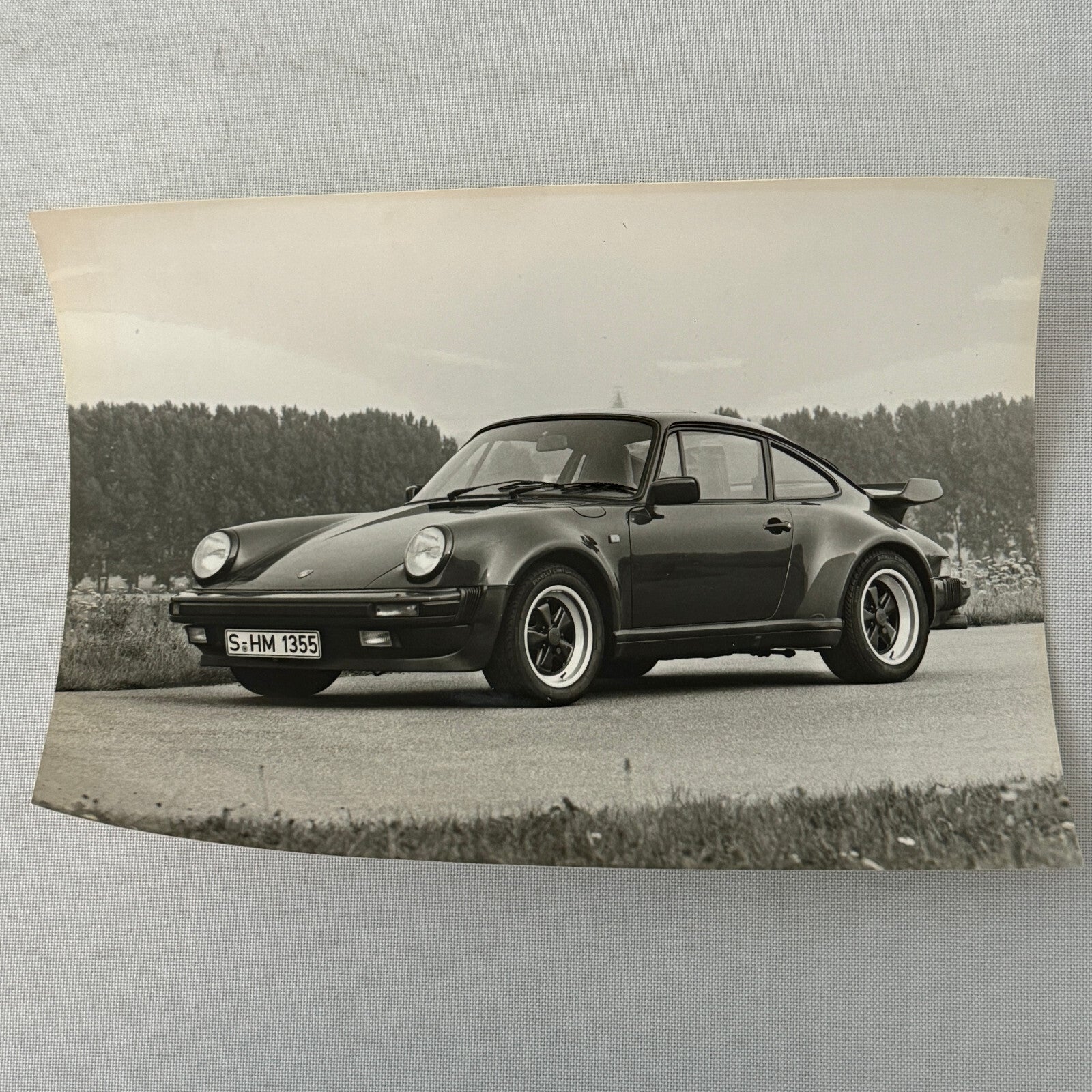 Porsche 911 Turbo Car Factory Press Photo Photograph Werkfoto German