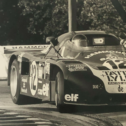 Vintage Racing Photo Photograph 1976 24 Hours of LeMans Alain De Cadenet Lola 