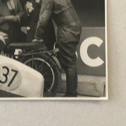 Vintage Motorcycle Racing Photo Photograph Germany