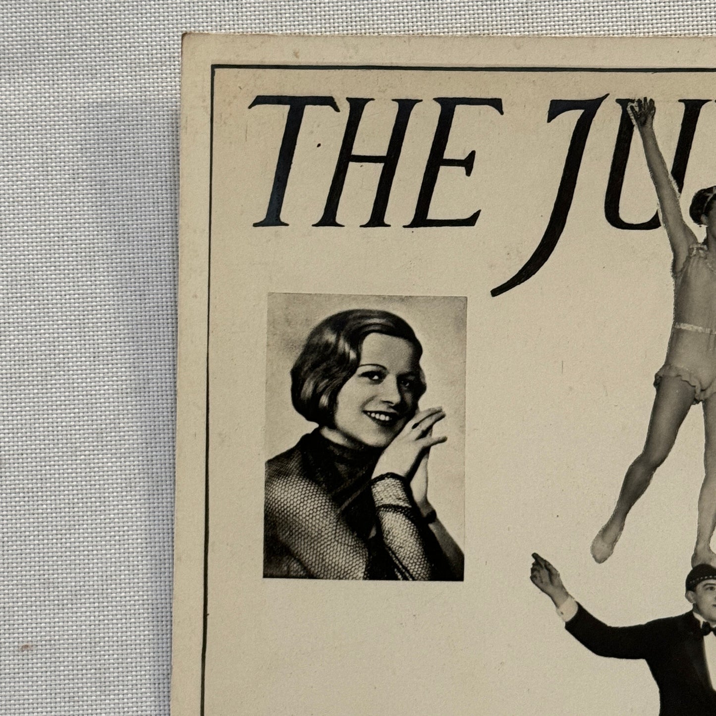 Vintage Circus Performer Act Photo Photograph The Juvelys Juggling Acrobats
