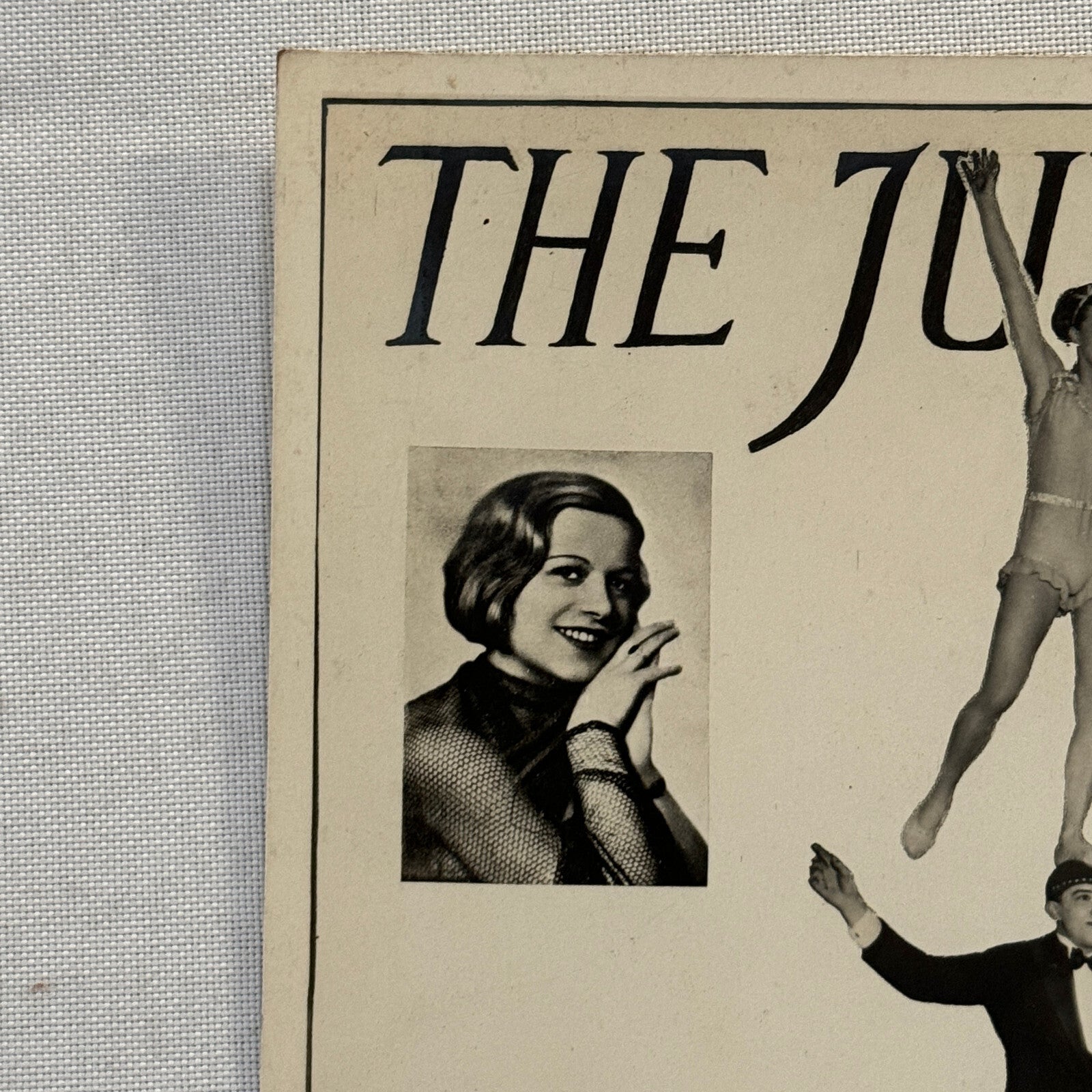 Vintage Circus Performer Act Photo Photograph The Juvelys Juggling Acrobats