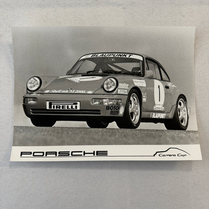 Vintage Porsche 911 Carrera Cup Racing Car Factory Press Photo Photograph Print